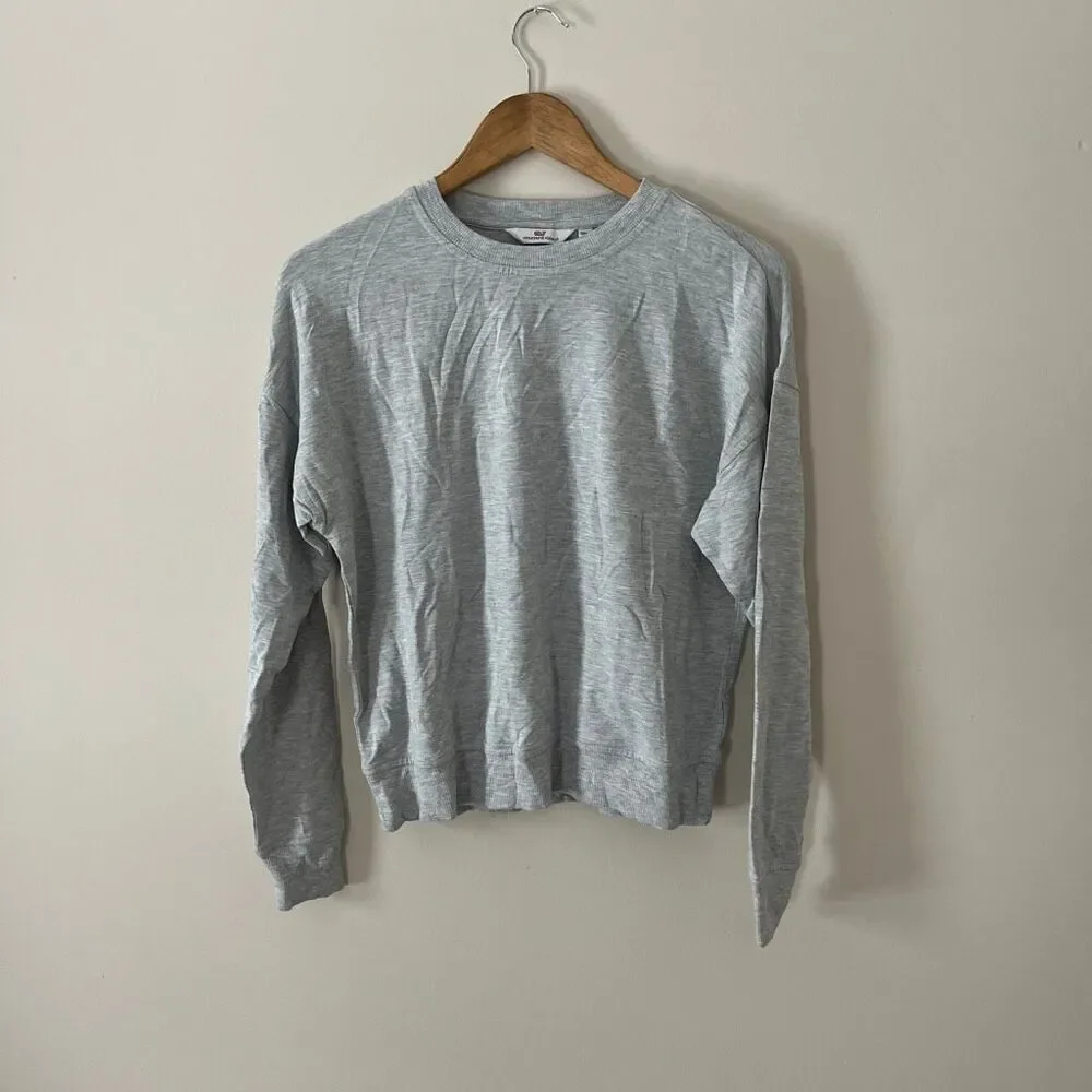 Vineyard Vines Dreamcloth Crewneck Sweater Light Gray NWT Size XS - Picture 3 of 9